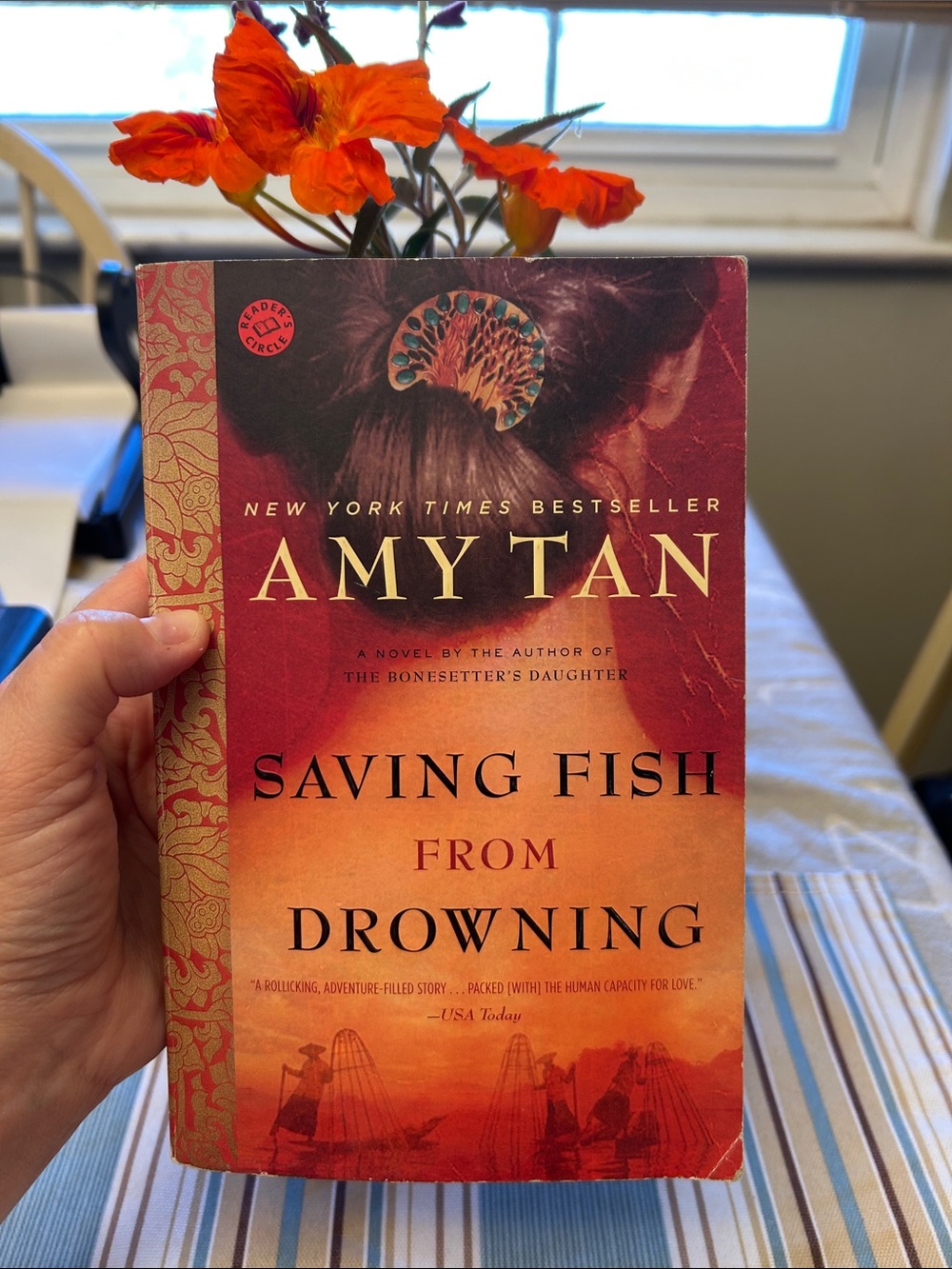Saving Fish From Drowning - Orange Paperback Novel